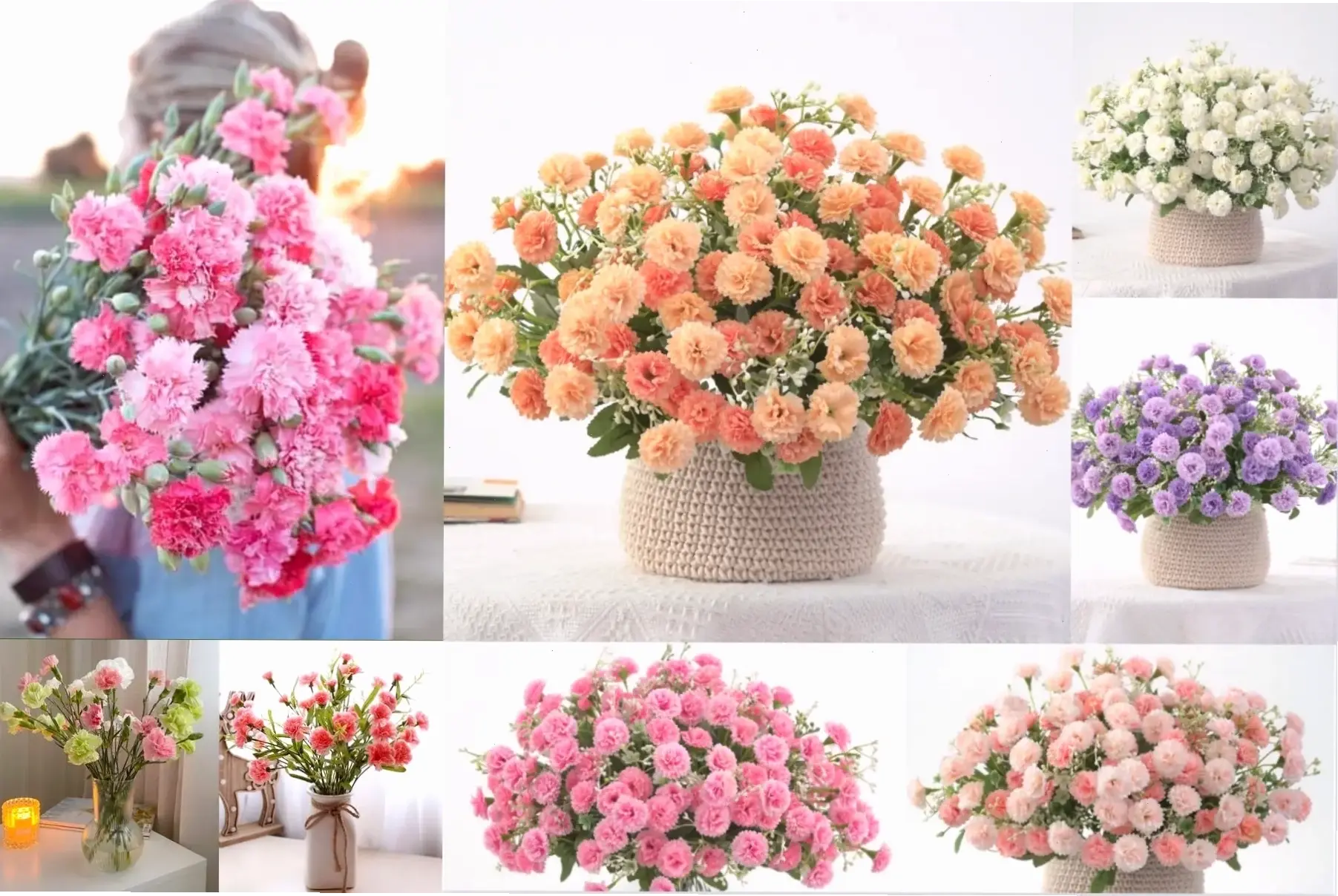 Hoa đào hồng phấn cắm bình tạo nên vẻ dịu dàng, lãng mạn cho ngôi nhà bạn trong dịp Tết.