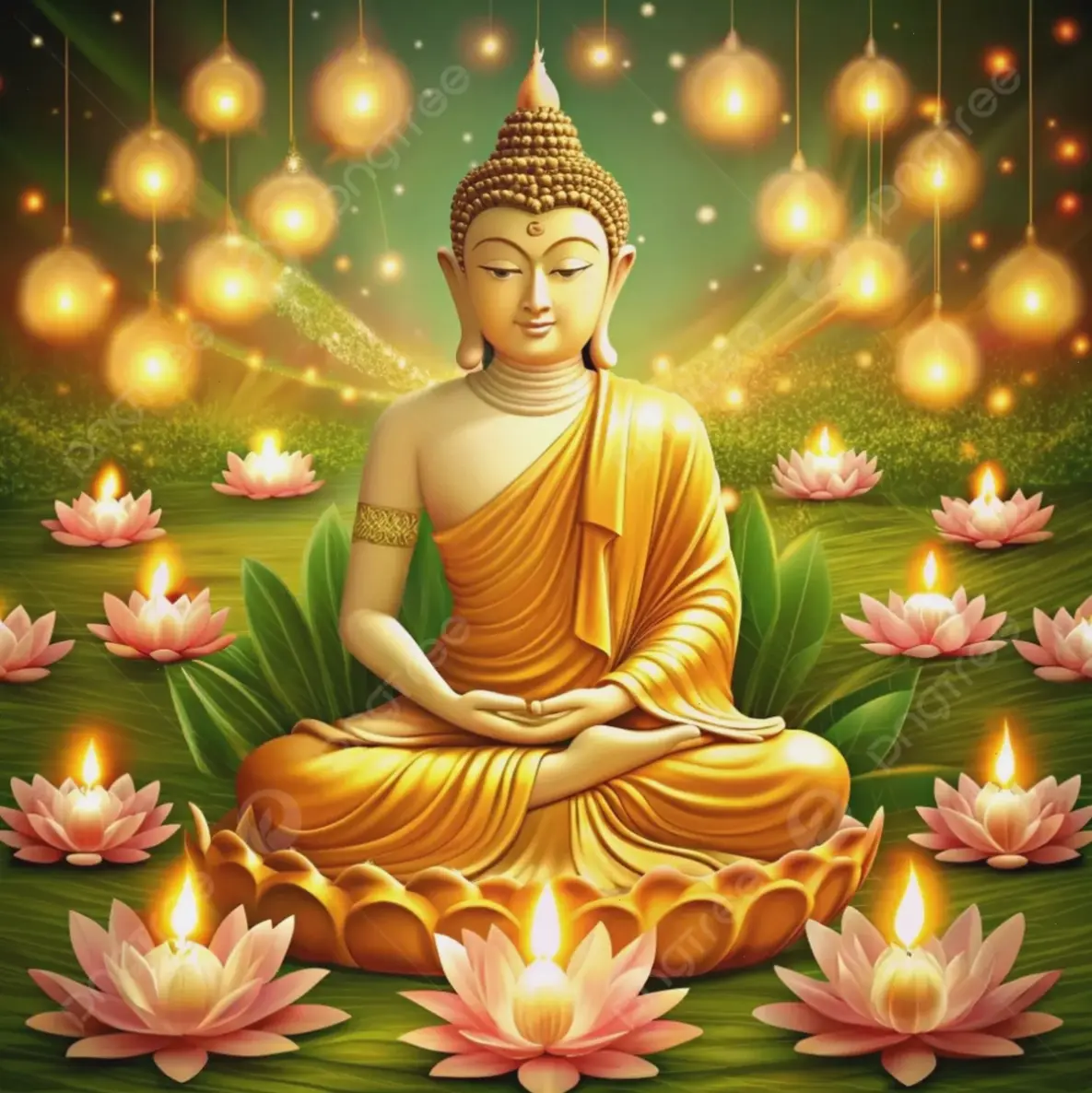 Hoa sen cắm bình thiền giúp thư giãn tinh thần, kết nối sâu với nội tâm yên tĩnh.