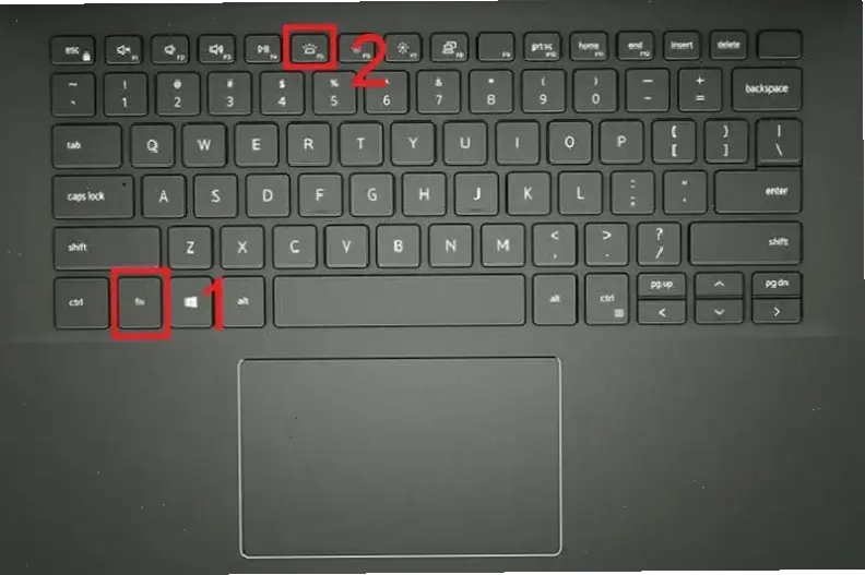 Kiểm tra tính năng bàn phím sáng