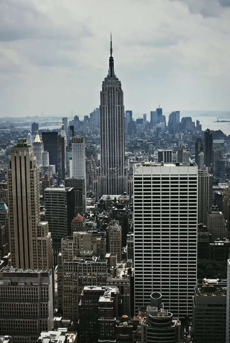 New York tối giản tinh tế, vẻ đẹp đơn giản nhưng mạnh mẽ, tập trung vào những đường nét tinh hoa của thành phố sôi động.