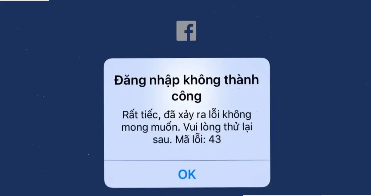Nguyên Nhân Phổ Biến Của Lỗi Không Đăng Nhập Được Facebook Trên iPhone