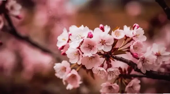 Những shot cận cảnh hoa đào tinh tế, biến không gian của bạn thành bức tranh nghệ thuật.