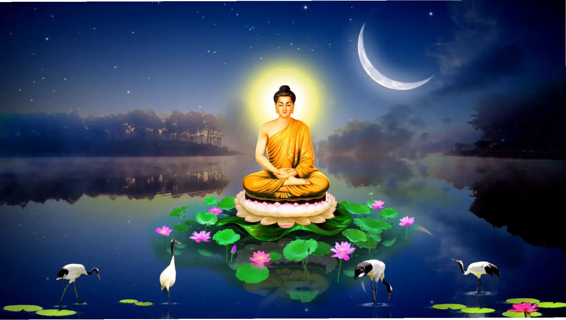 Phật Thích Ca thiền định, nguồn cảm hứng cho hành trình nội tâm và sự tĩnh lặng, mang lại sự cân bằng hoàn hảo.