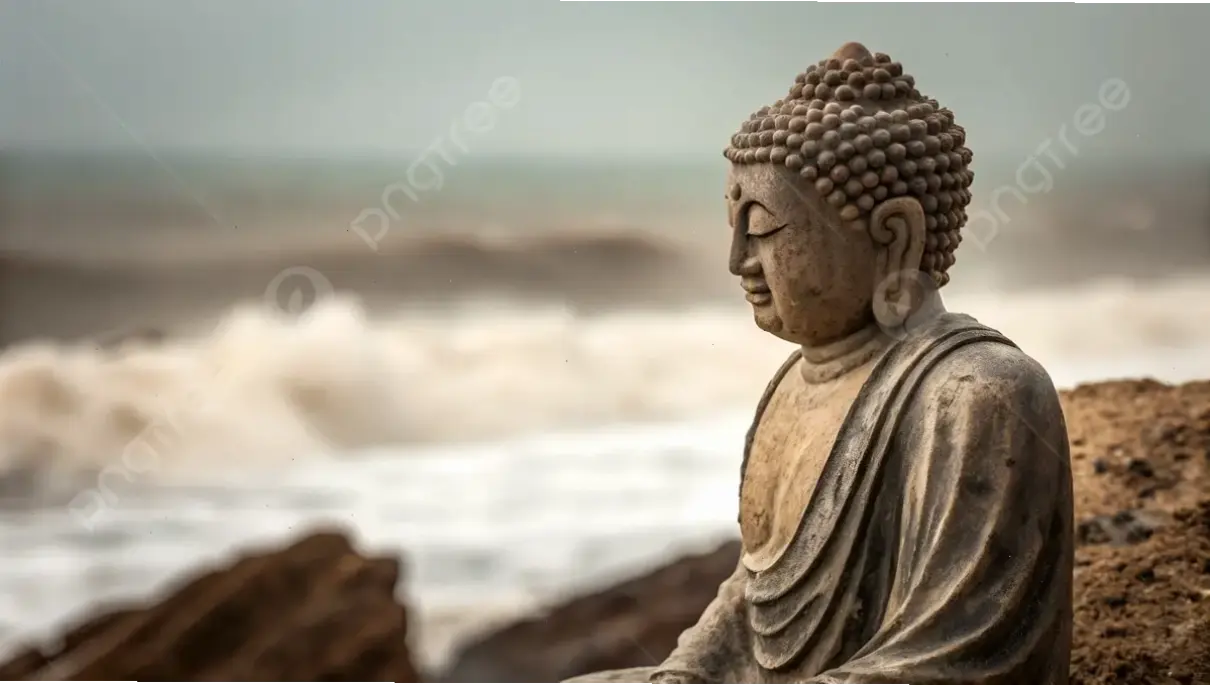 Phật Thích Ca trong phong cách tối giản, mang lại sự tĩnh lặng và tập trung tinh thần tối đa.