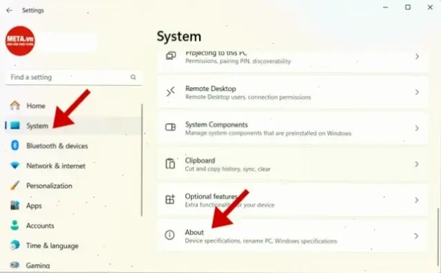 Phương pháp 1: Kiểm tra qua Cài đặt