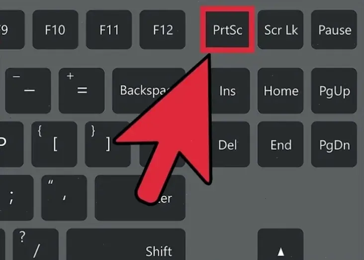 Phương pháp 1: Sử dụng phím Print Screen