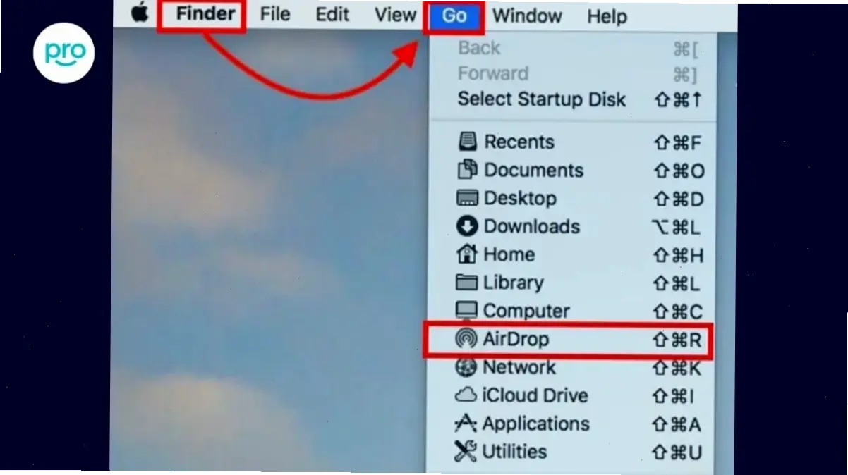 Phương pháp 2: Sử dụng AirDrop