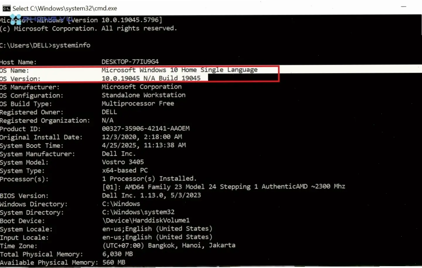 Phương pháp 2: Sử dụng Command Prompt
