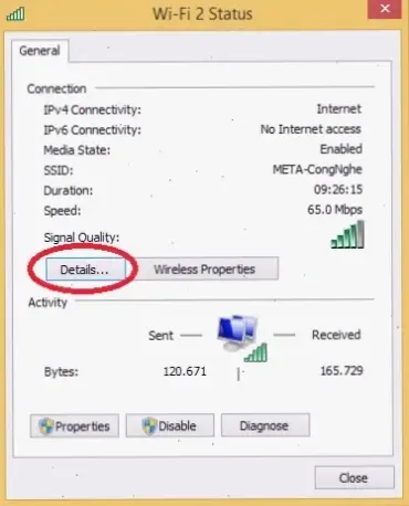 Phương pháp kiểm tra IP trên Windows