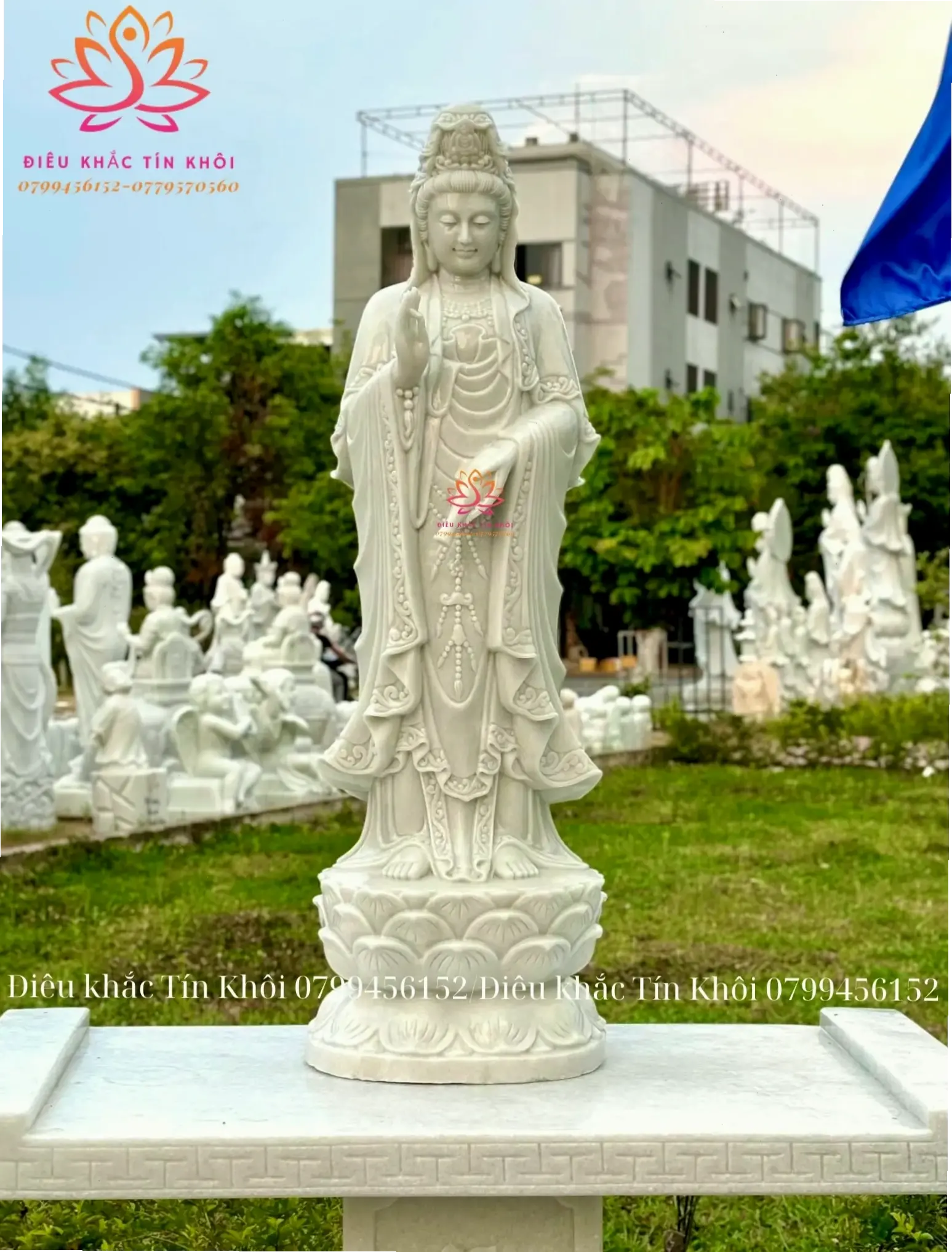 Quan Âm tại chùa vườn, nơi giao hòa giữa thiên nhiên và đạo pháp đầy thiêng liêng.