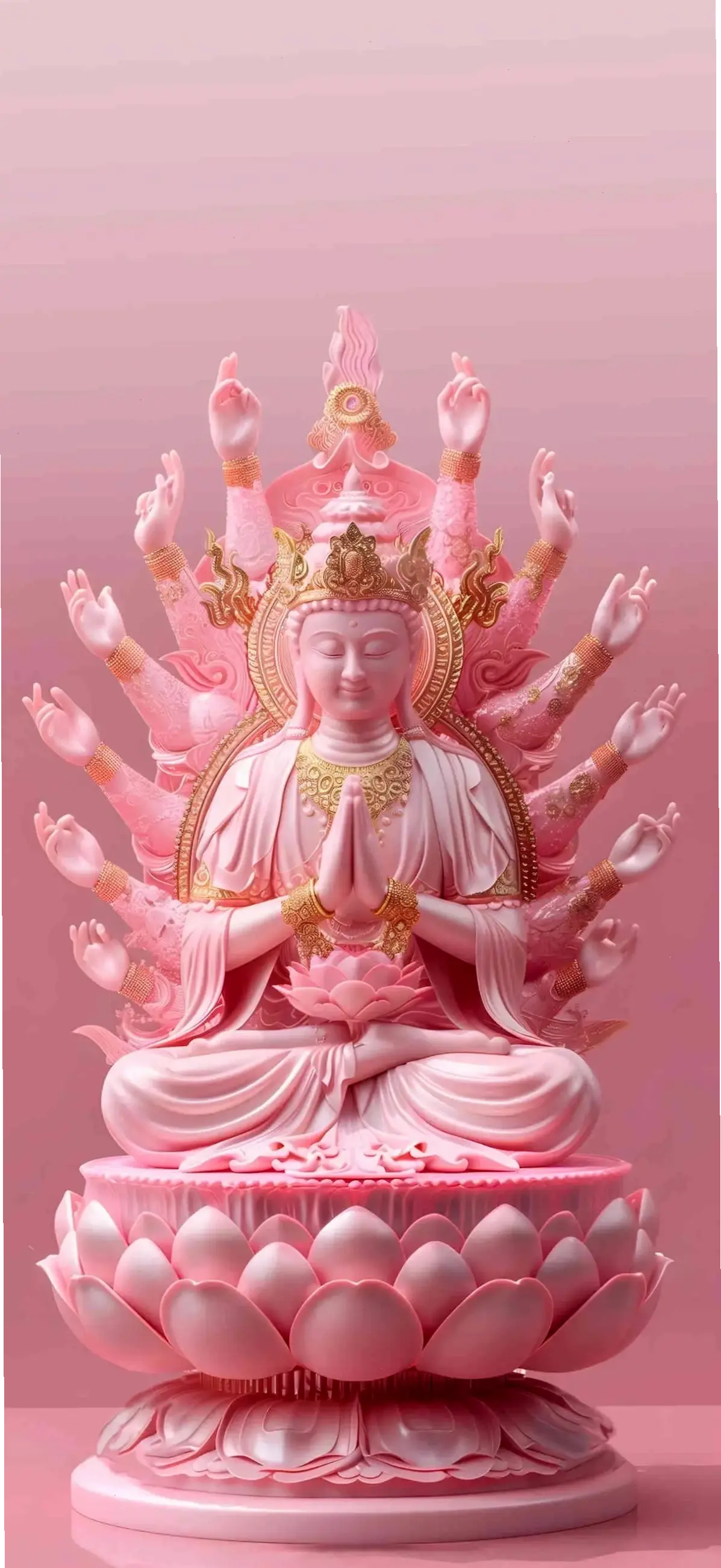 Quan Âm tối giản tinh tế, thể hiện sự thanh thoát và từ bi trong phong cách đơn giản nhất.