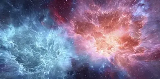 Thiên hà va chạm trong không gian: Khám phá sự tương tác vũ trụ đầy kịch tính và huyền ảo!