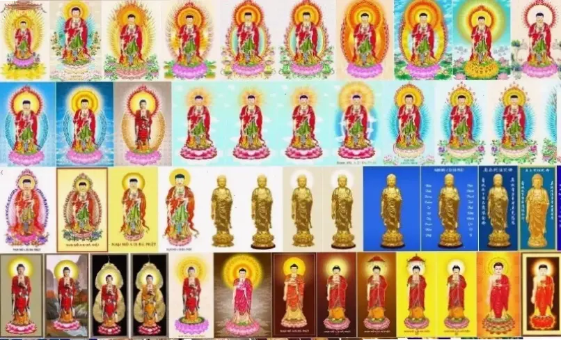 Tranh A Di Đà nghệ thuật tinh tế, truyền tải năng lượng tích cực và sự thanh tịnh cho tâm hồn bạn.