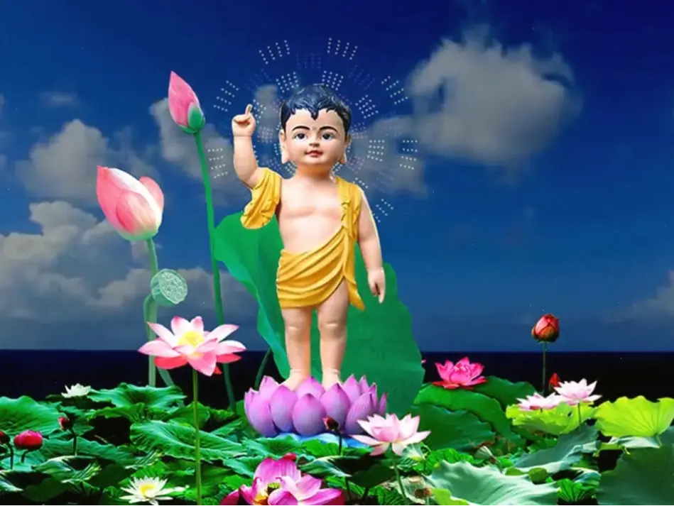 Tranh Phật Thích Ca ánh sáng: Nghệ thuật kết hợp với tâm linh, mang lại sự bình yên.