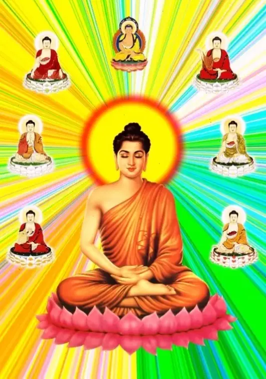 Tượng Phật ánh vàng lấp lánh, biểu tượng của lòng từ bi và giác ngộ, mang bình an đến không gian sống của bạn.