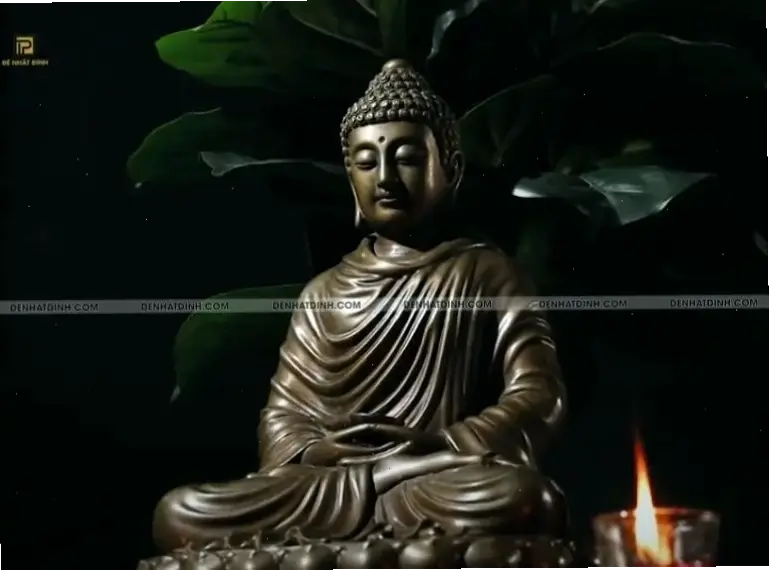 Tượng Phật pha lê ánh sáng lung linh, chiếu rọi năng lượng tích cực và sự bình yên đến tâm hồn bạn.