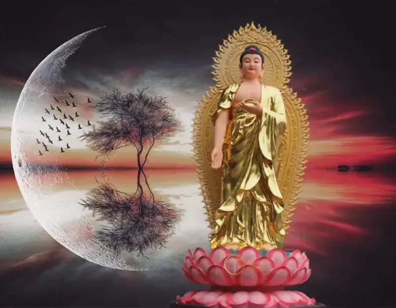 Tượng Phật thạch cao bình an, mang đến sự yên bình và hạnh phúc cho gia đình bạn.