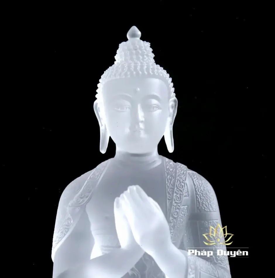 Tượng Phật thạch cao thiền, hỗ trợ thực hành thiền định và đạt sự tĩnh lặng nội tâm sâu sắc.