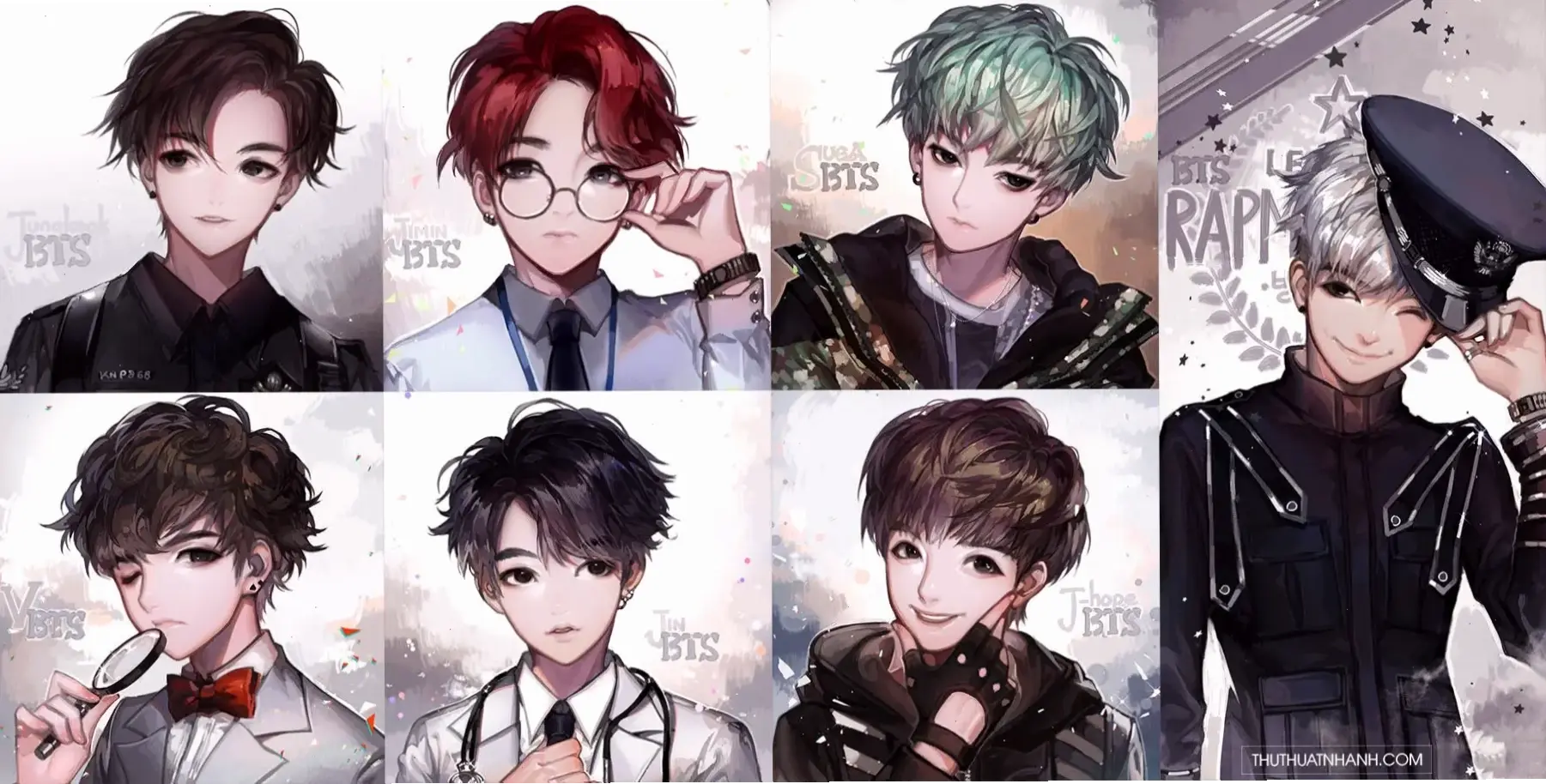 Avatar BTS ngầu này khiến bạn phải mê mẩn với phong cách cool đỉnh cao, truyền cảm hứng từ nhóm nhạc huyền thoại!