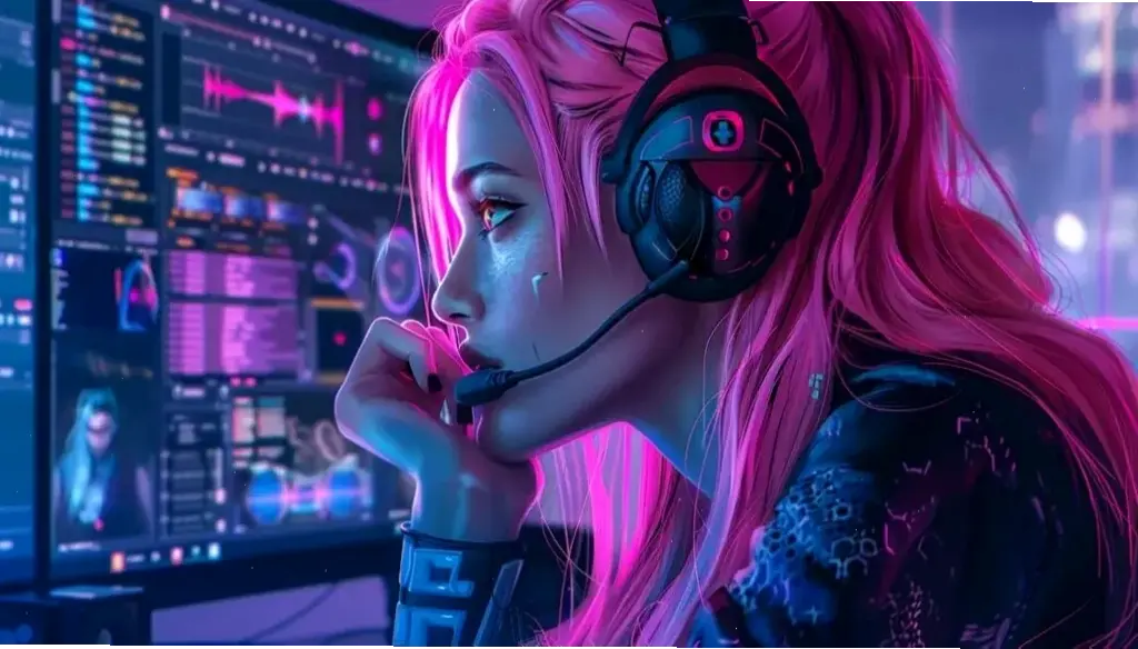 Avatar công nghệ cyberpunk: Khám phá thế giới neon rực rỡ, nơi công nghệ tương lai hòa quyện với nghệ thuật ảo huyền bí!