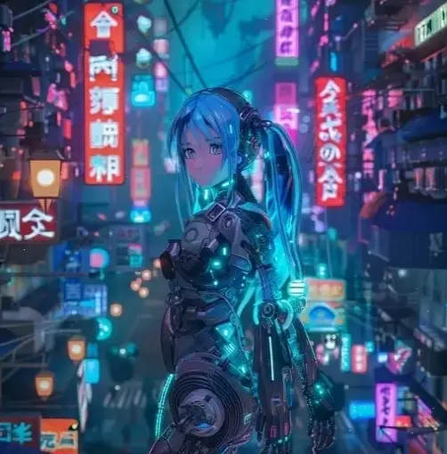 Avatar cyberpunk cool: Khám phá phong cách tương lai tối, neon rực rỡ và sức mạnh công nghệ đỉnh cao!