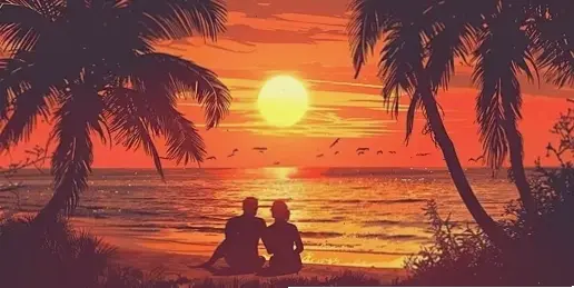 Hoàng hôn tình yêu mang đến khoảnh khắc lãng mạn, nơi ánh nắng cuối ngày ôm ấp trái tim, khơi dậy cảm xúc bất tận.