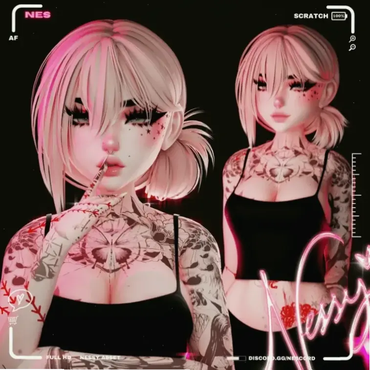 Avatar punk 3D: Phong cách nổi loạn, cá tính mạnh mẽ, sẵn sàng biến bạn thành biểu tượng ảo!