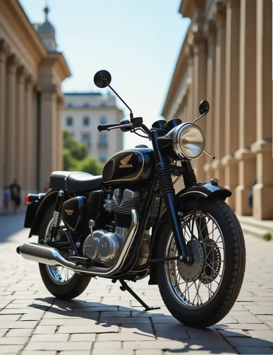 Honda Vision Classic Motorcycle: Phong cách cổ điển, bền bỉ, mang dấu ấn lịch sử.