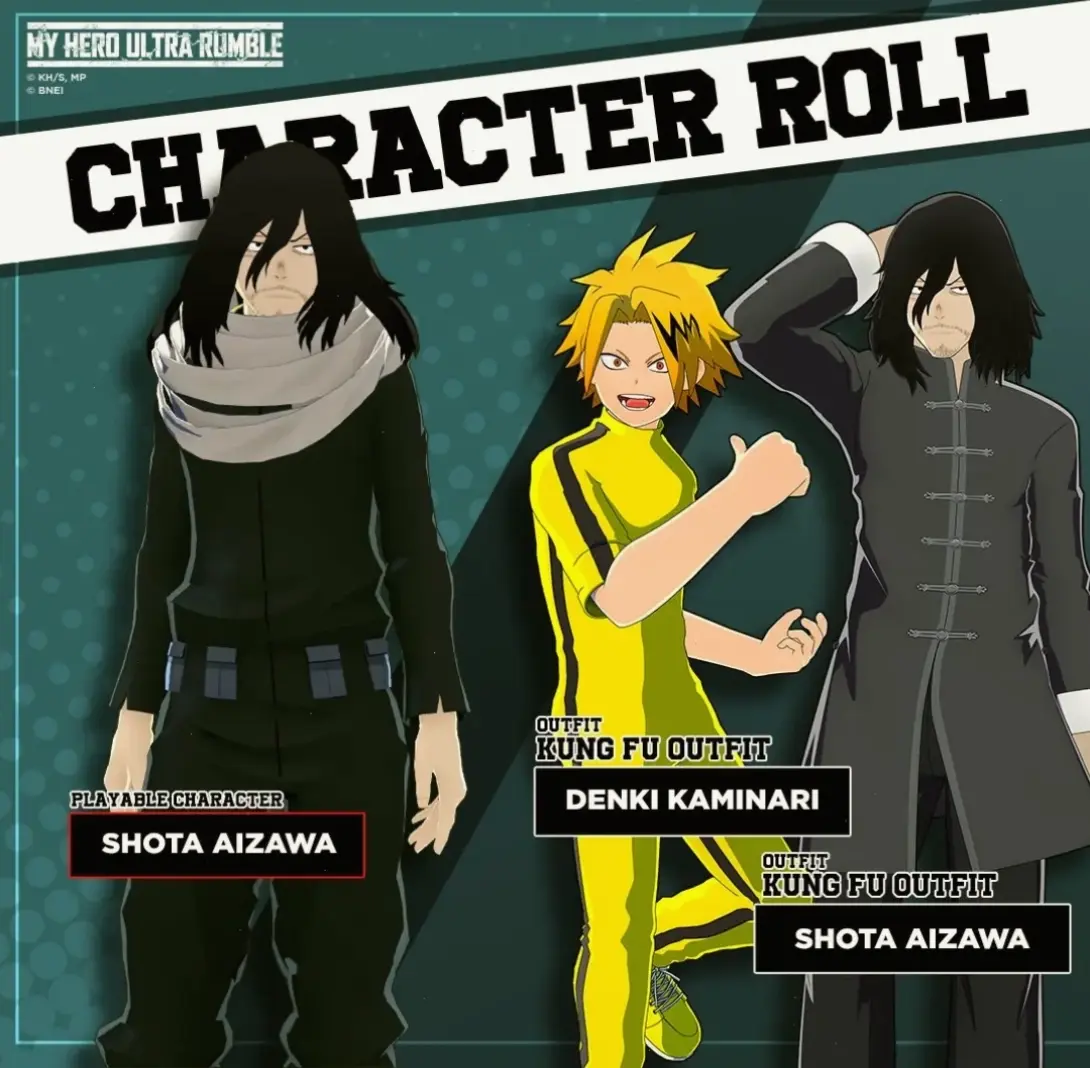 Aizawa Sensei: Giáo viên nghiêm khắc nhưng ấm áp, dạy dỗ thế hệ anh hùng tương lai trong thế giới My Hero Academia.