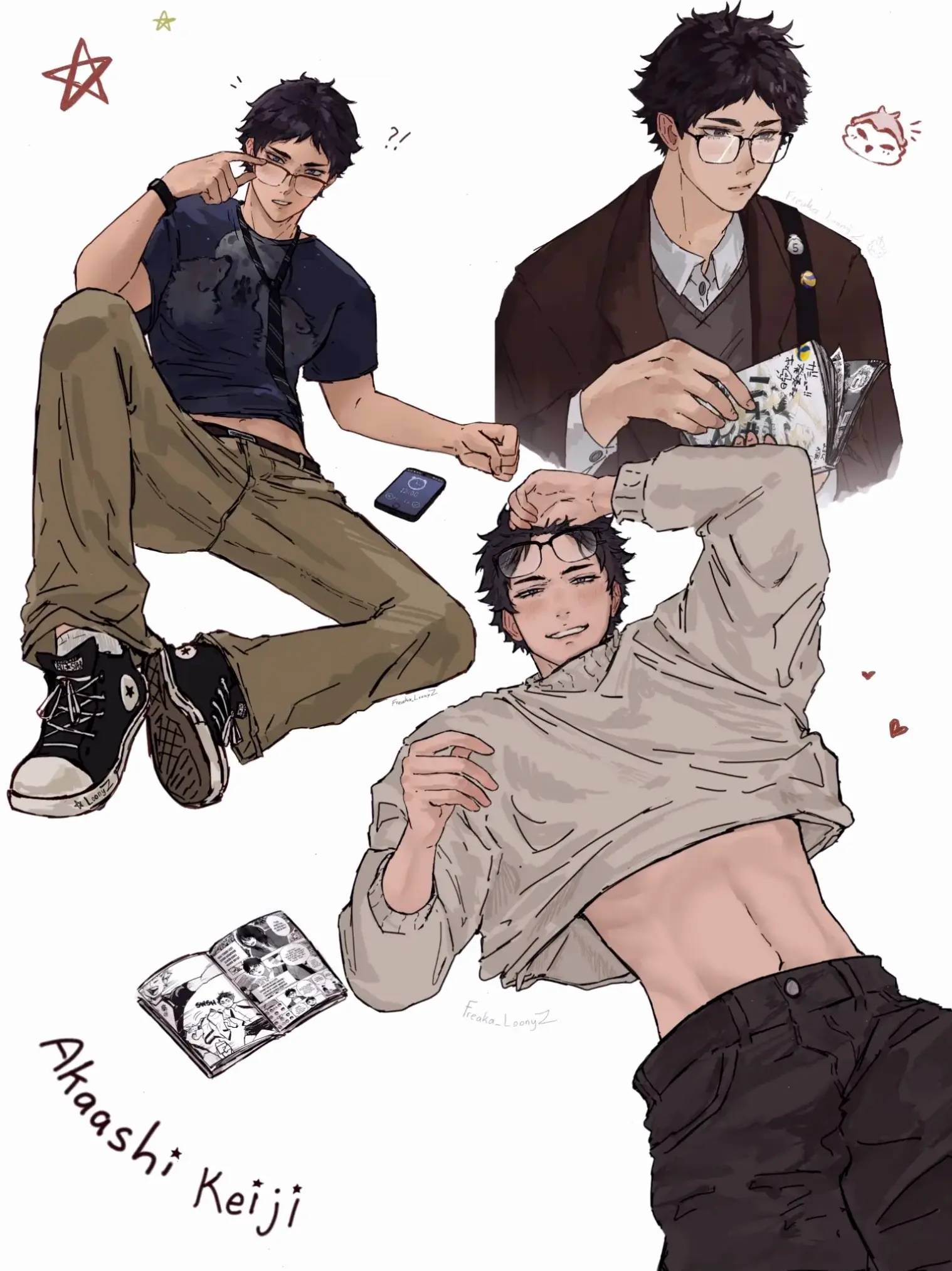 Akaashi Keiji fanart: Những bức tranh sáng tạo, dễ thương về setter Haikyuu. Tham gia cộng đồng nghệ sĩ ngay!