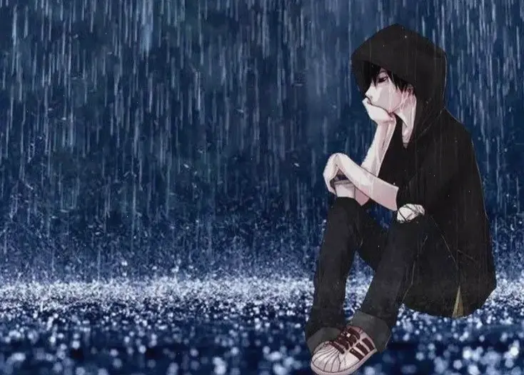 Ảnh anime cô đơn nam gợi lên sự cô lập tinh tế, với vẻ ngoài đầy chiều sâu cảm xúc.