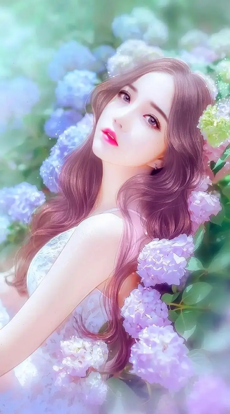 Ảnh anime nữ 3D cute dễ thương, với nét mặt ngây thơ và trang phục đáng yêu, làm tan chảy trái tim bạn.