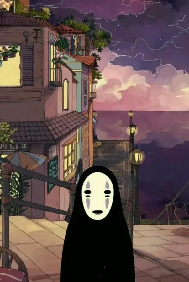 Ảnh người vô diện với thiết kế trừu tượng, lấy cảm hứng từ linh hồn anime, tạo nên sự tò mò và sáng tạo.