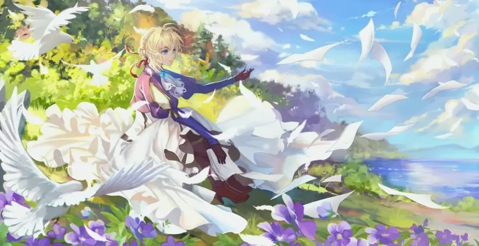 Ảnh Violet Evergarden 4K chất lượng cao, giúp bạn chiêm ngưỡng vẻ đẹp tinh tế của nhân vật yêu thích.