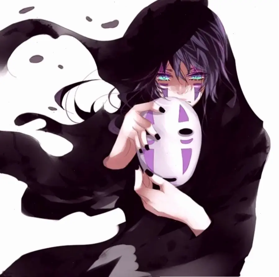 Ảnh vô diện ngầu với phong cách mạnh mẽ, lấy từ anime kinh điển, thu hút fan yêu thích sự cool ngầu.