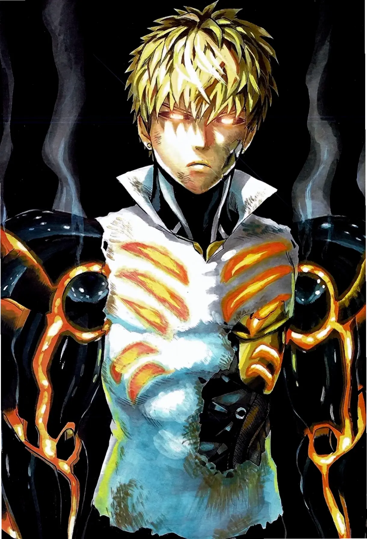 Anime Genos: Hình ảnh ấn tượng của cyborg chiến binh trong loạt phim One Punch Man bom tấn!