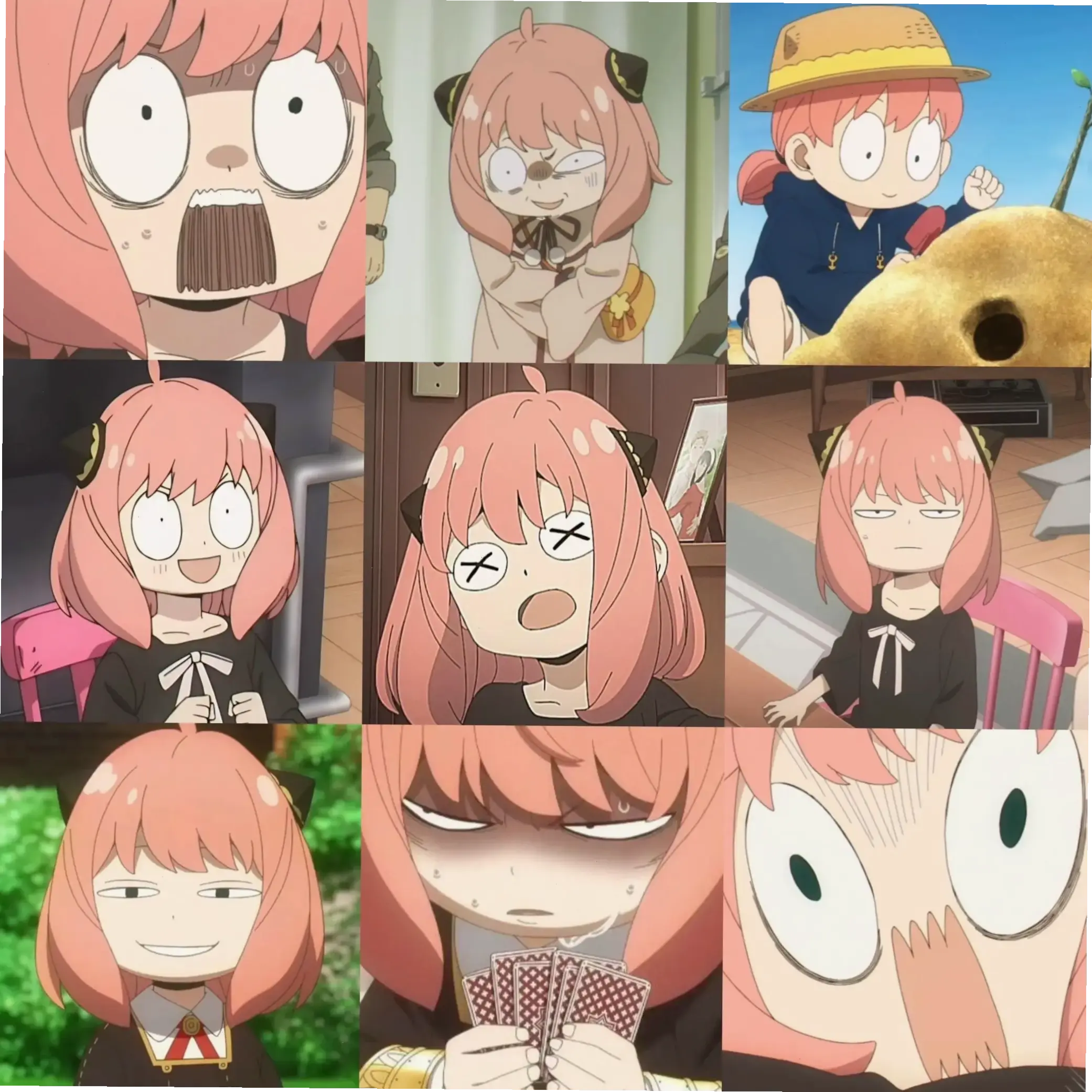 Anya Forger cười tươi, nụ cười dễ thương của cô bé trong gia đình điệp viên lan tỏa niềm vui!