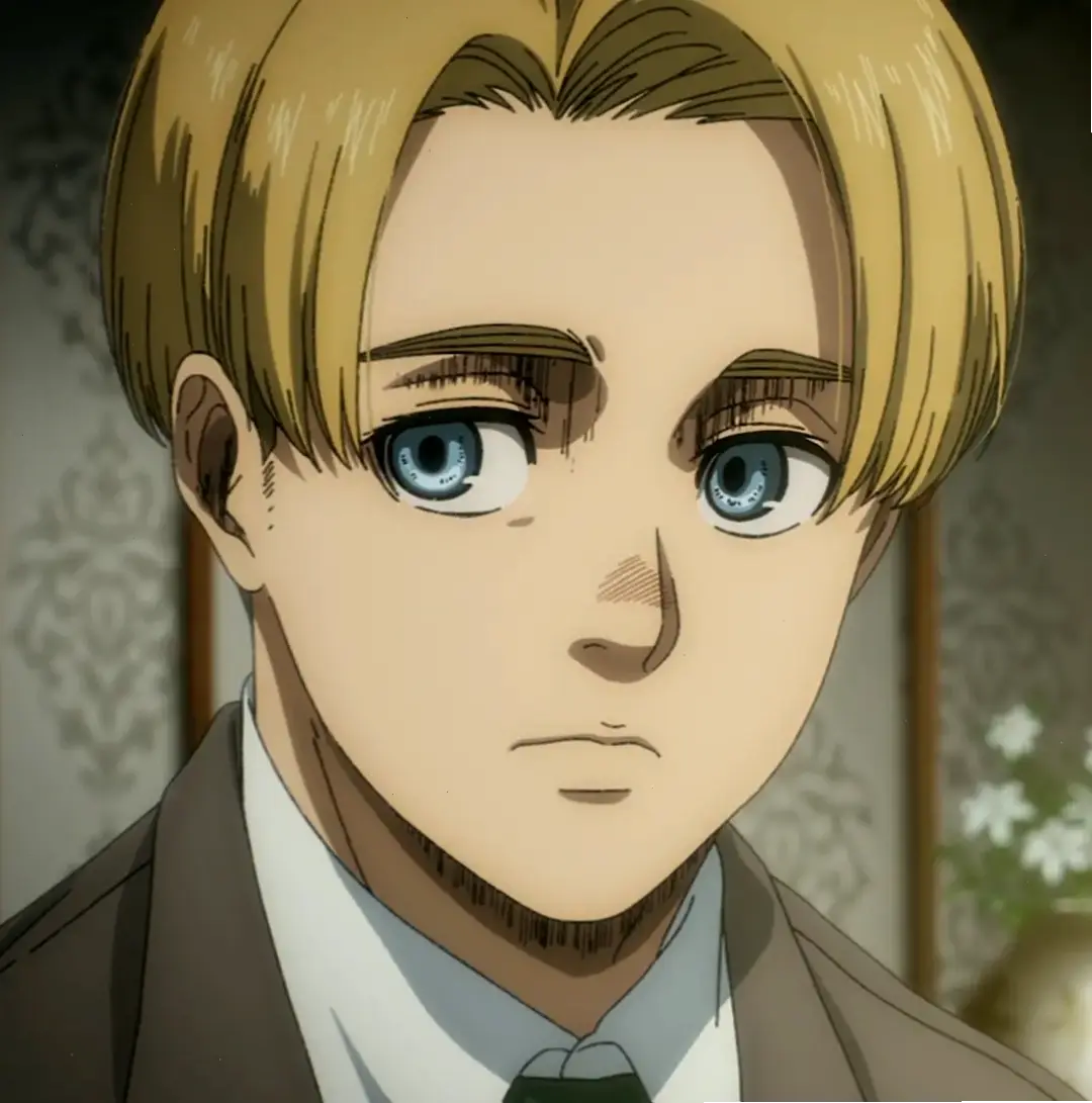 Armin Arlert height: 170 cm, không cao nhưng luôn tỏa sáng với ý tưởng chiến lược.