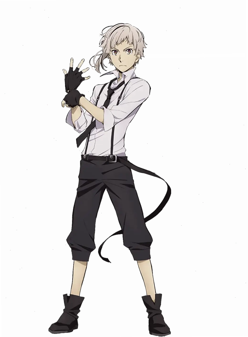 Atsushi Bungou: Nhân vật chính trong Bungou Stray Dogs, lấy cảm hứng từ nhà văn Nhật, với khả năng hổ và câu chuyện sâu sắc.
