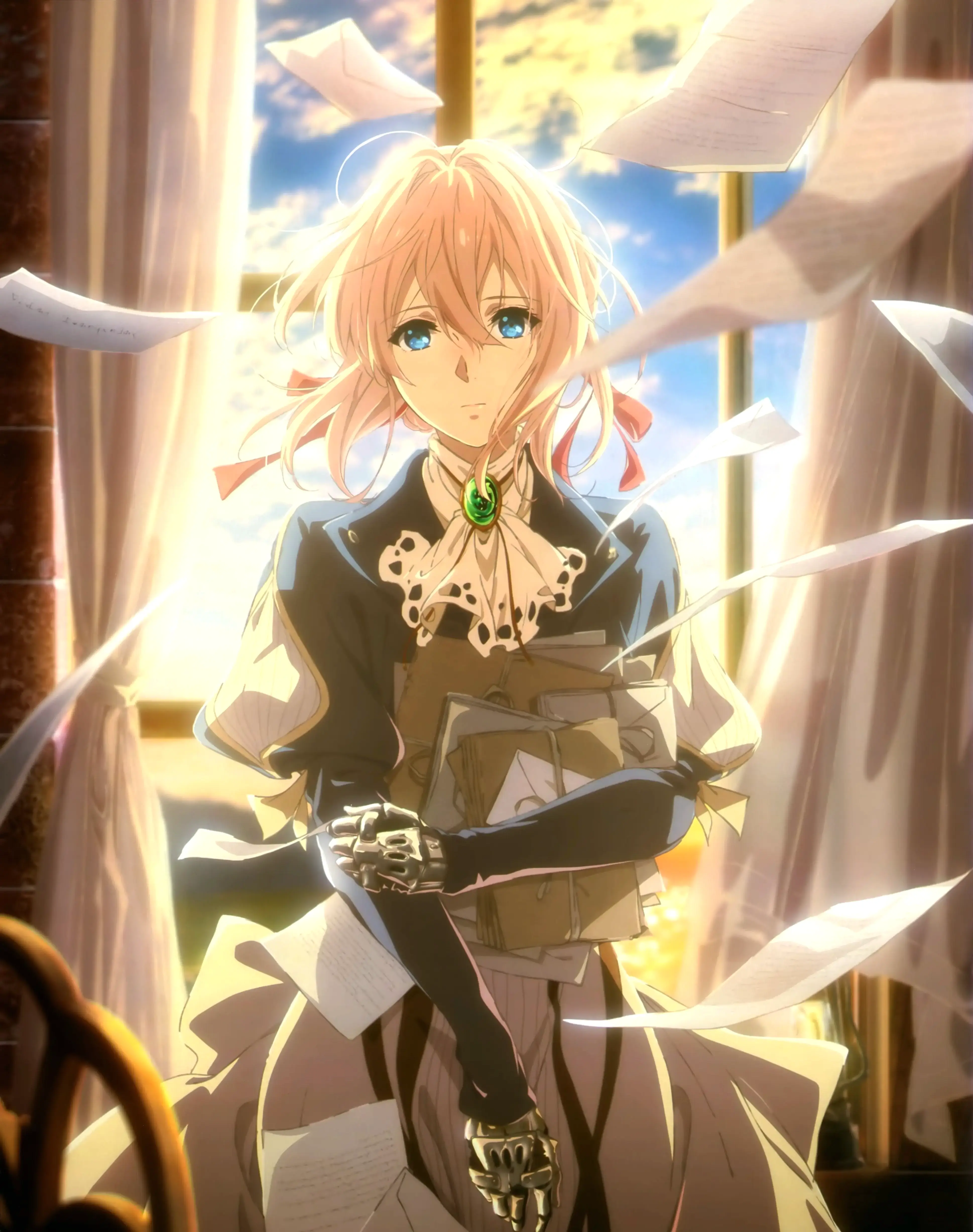 Avatar Violet Evergarden xinh đẹp, lý tưởng để làm nổi bật profile với hình ảnh nhân vật anime huyền thoại.
