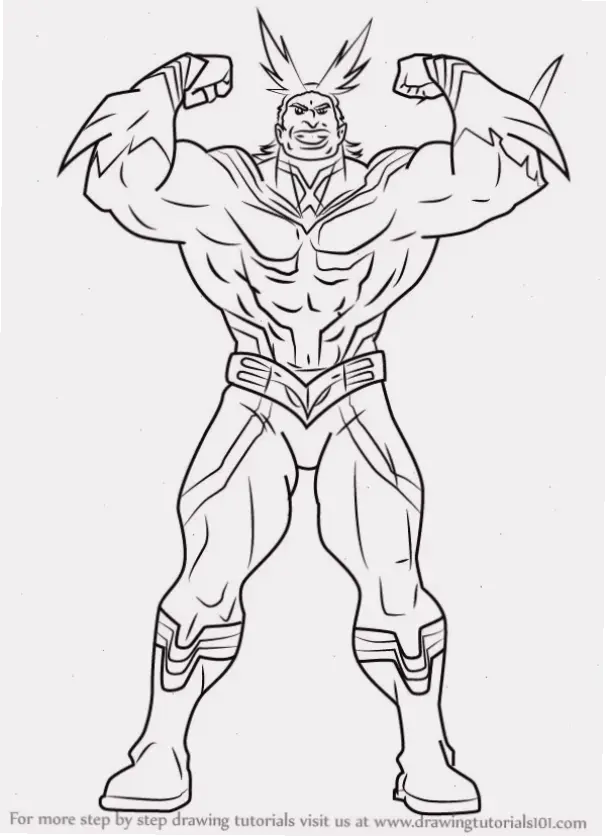 Boku No Hero All Might: Nhân vật chính với sức mạnh vượt trội, đại diện cho tinh thần anh hùng chân chính và bất khuất!