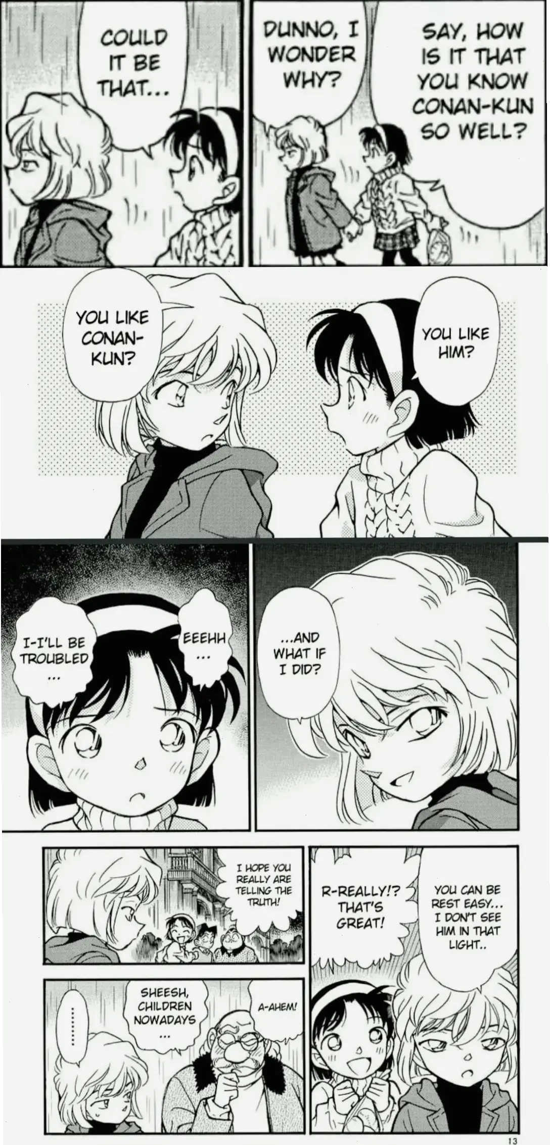 Cặp đôi Ayumi và Haibara: Tình bạn ngọt ngào trong thế giới thám tử, mang đến những khoảnh khắc vui tươi và cảm xúc.