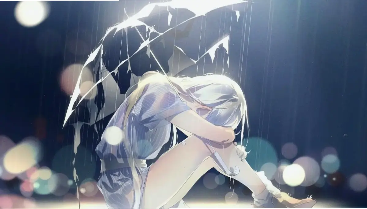Chiêm ngưỡng hình ảnh anime buồn cô đơn nữ, mang đến cảm giác cô lập đầy nghệ thuật và xúc động.