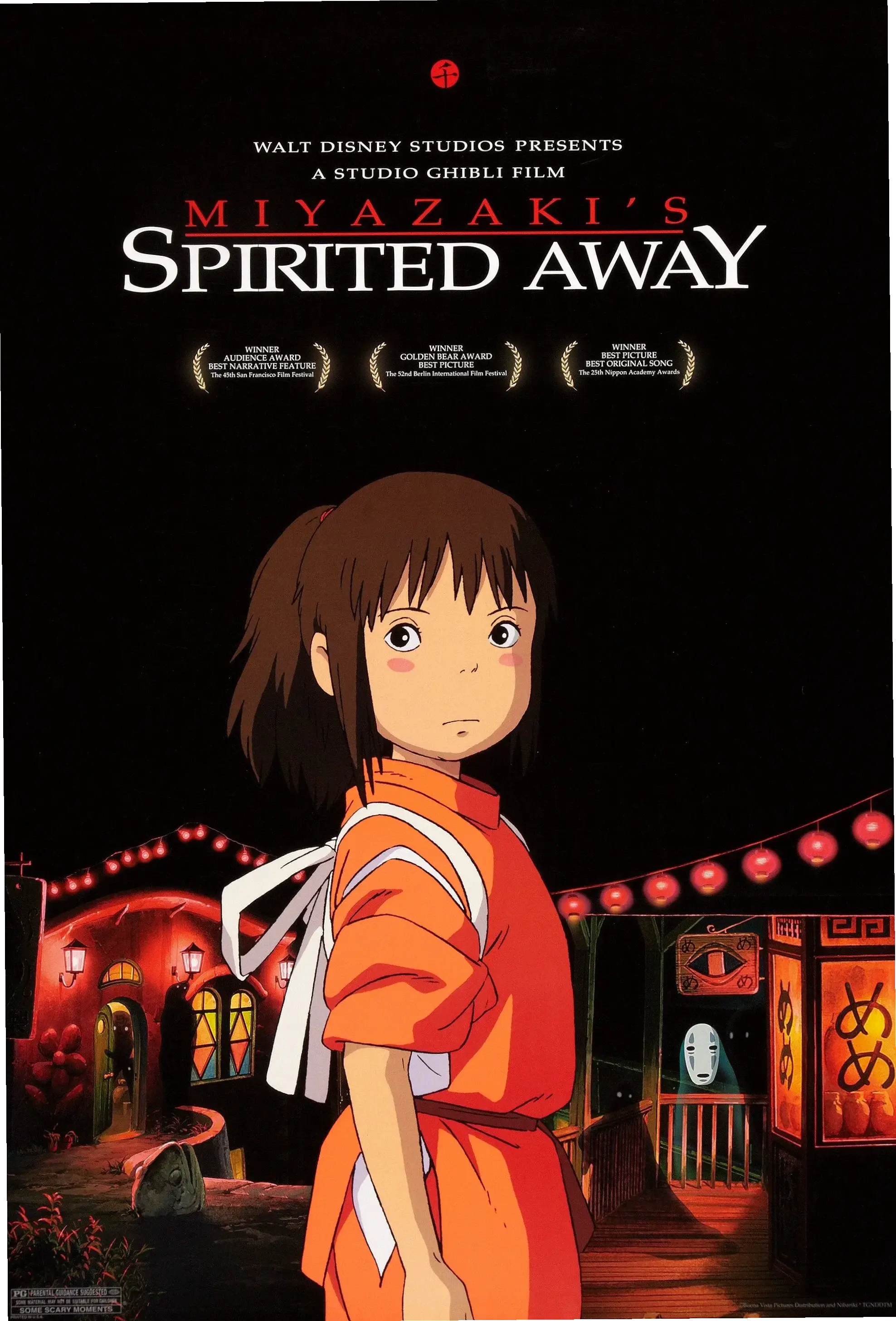 Chihiro Spirited Away: Cô bé phiêu lưu trong xứ sở linh hồn, học hỏi về lòng trung thực và tình yêu.