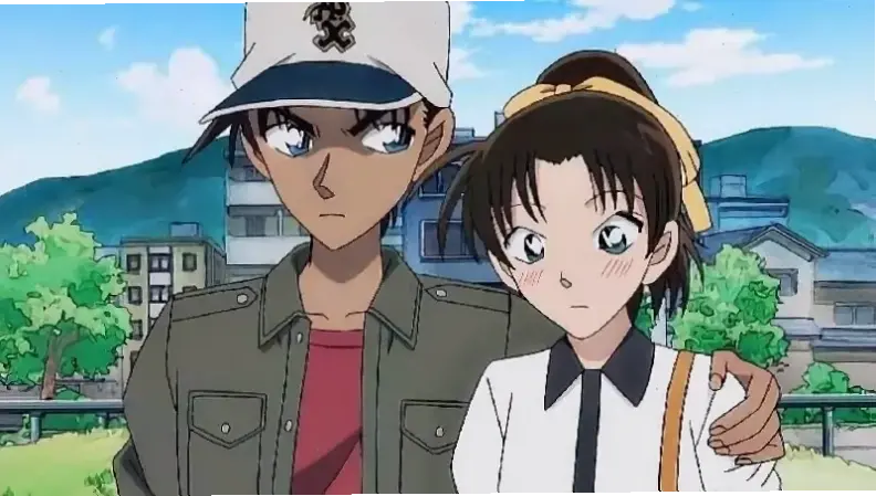 Conan, Hattori Heiji và Kazuha: Bộ ba phá án hoàn hảo, mang lại phiêu lưu kịch tính.