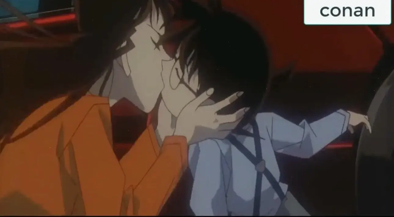 Conan hôn Ran là cảnh tượng đầy cảm xúc, phản ánh tình yêu sâu lắng giữa hai nhân vật chính trong thế giới trinh thám.