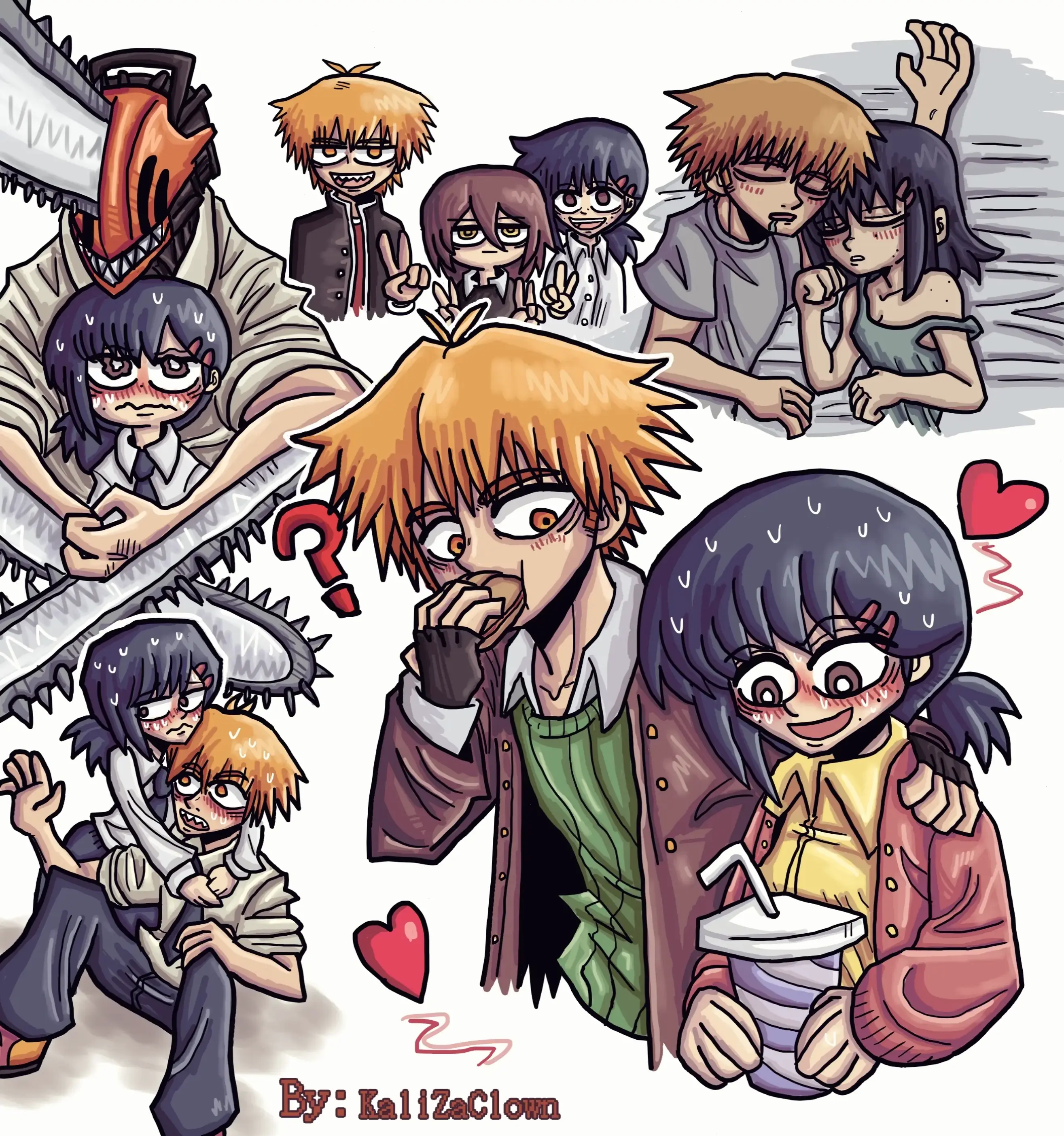 Denji x Chainsaw Man: Mối liên kết đặc biệt giữa Denji và Chainsaw Man, đầy bất ngờ và hành động gay cấn!