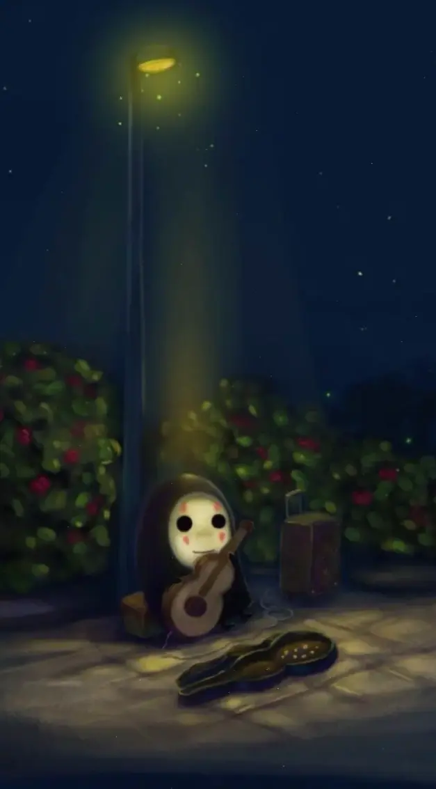 Đồ chơi vô diện lấy cảm hứng từ anime, thiết kế ngộ nghĩnh và bí ẩn, hoàn hảo cho bộ sưu tập fan hâm mộ.