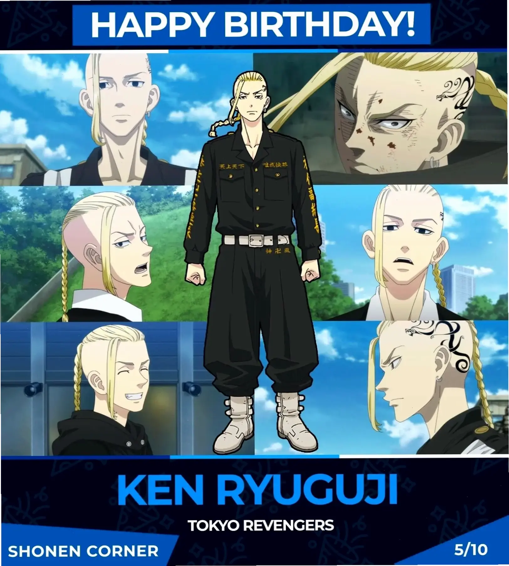 Draken birthday: Ngày sinh của nhân vật yêu thích, hãy kỷ niệm cùng cộng đồng fan Tokyo Revengers!