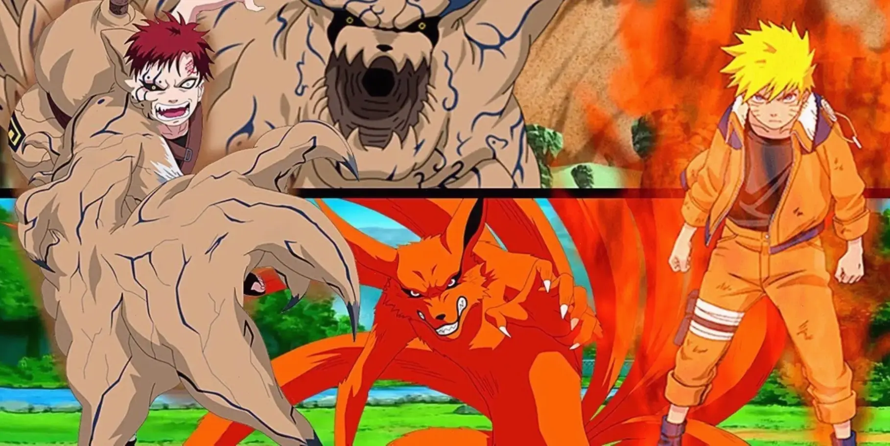 Gaara vs Naruto: Trận chiến kinh điển, sức mạnh cát đối đầu với sức mạnh hồ ly, ai sẽ thắng?